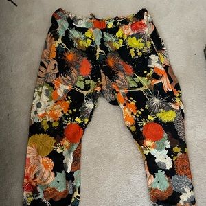 Dries Van Noten floral joggers